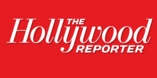 A red background with the hollywood reporter logo.